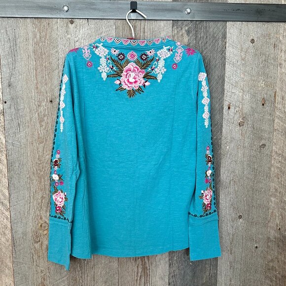 Sundance Embroidered Floral Shirt - Picture 10 of 10